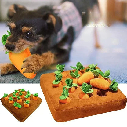 Plush Carrot Dog Interactive Toys