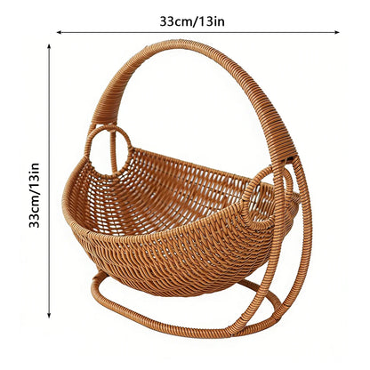 Faux-Woven Cat Bed Nest Cat Basket Cats Swing Hammock Waterproof Indoor Pet House Semi-Enclosed Cave Bed Pet Accessories Toys