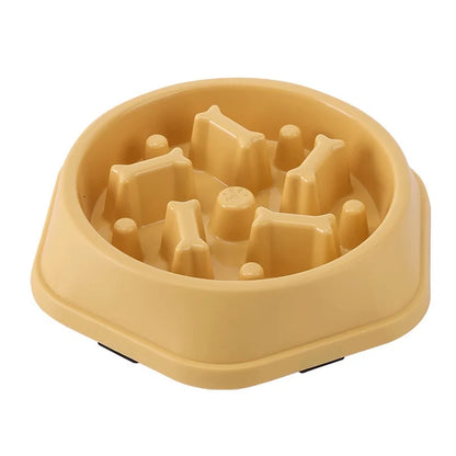 Slow Feeder Dog Cat Bowl,