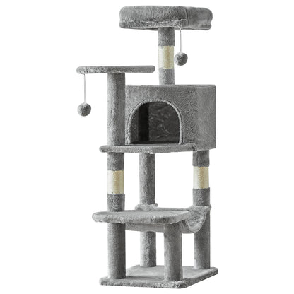 44In Cat Tree Tall Multi-Cat Tower Natural Sisal