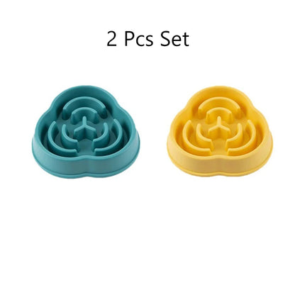 Cloud Shaped Slow Feeder Dog Bowl,