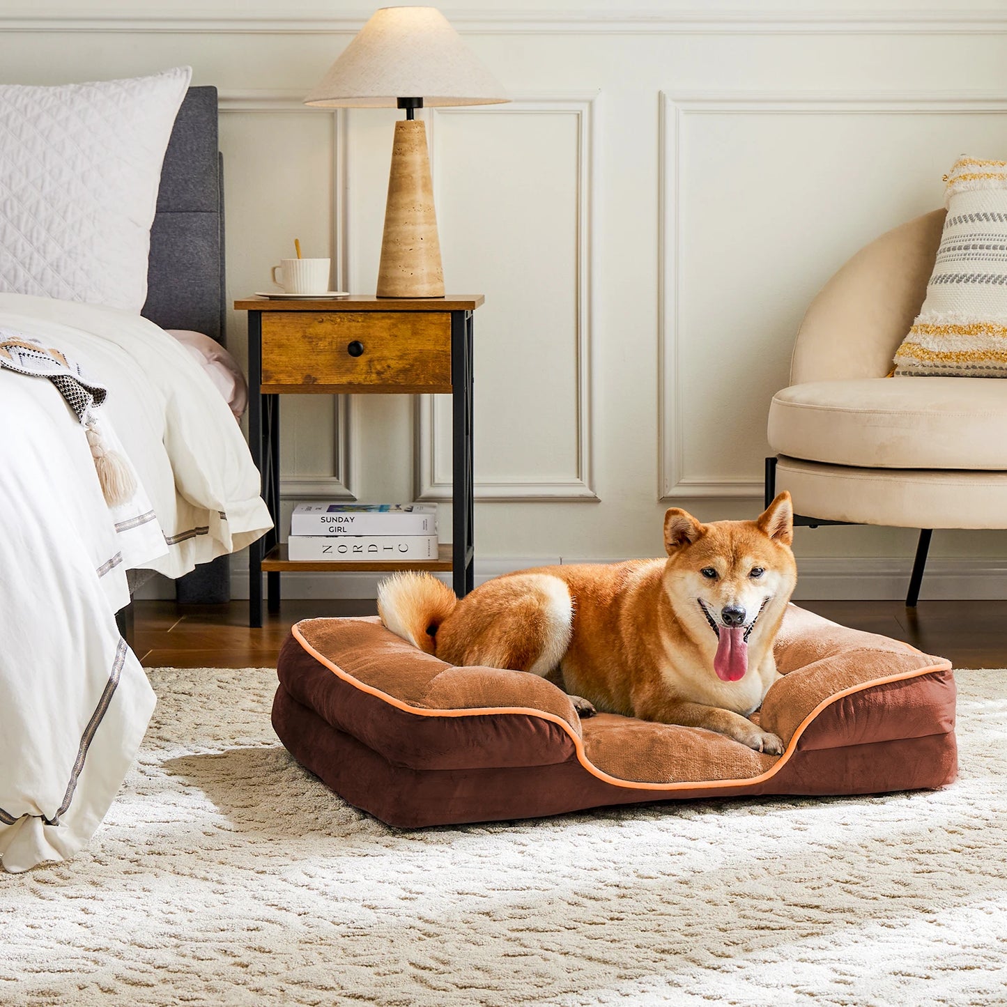 Orthopedic  Memory Foam Pet Bed