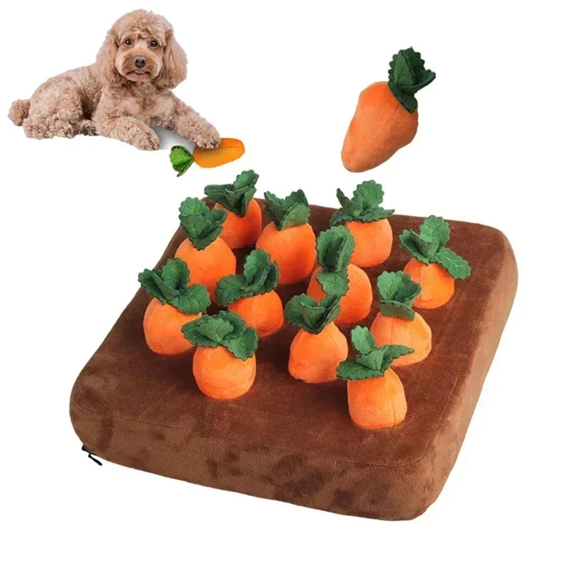 Plush Carrot Dog Interactive Toys